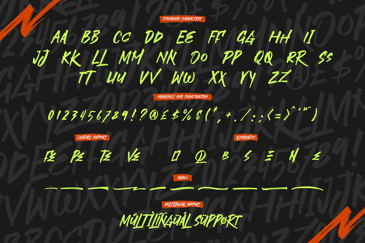 FlickWaver - Freestyle Brush Font, a Font by agnyhasyastudio (Photo 12 of 12)