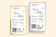 Wedding Boarding Pass Invitation Tem, an Invitation Template by BrandPacks (Thumbnail 4 of 5)