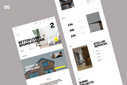 5 Figma Architecture Template, a Landing Page Template by neuwebz (Thumbnail 6 of 6)