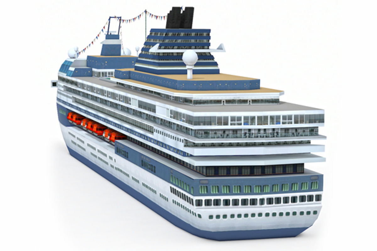 Cruise Ship, a Cars & Vehicle 3D Model by MOTHERHUNTER 3D (Photo 5 of 7)