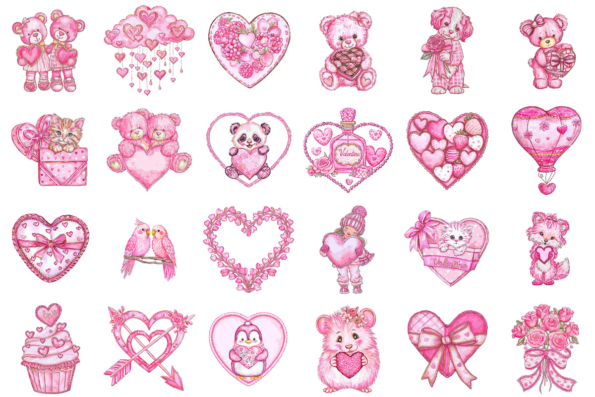 Cute-valentine Love Valentine Clipar, an Illustration by designcity5 (Photo 2 of 5)