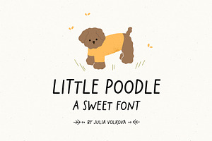 Little Poodle Sweet Font