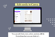 Invoice Template Printable Invoice, a Stationery Template by Climbwithelevator (Thumbnail 8 of 9)