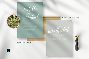 Calming Green Wedding Suite