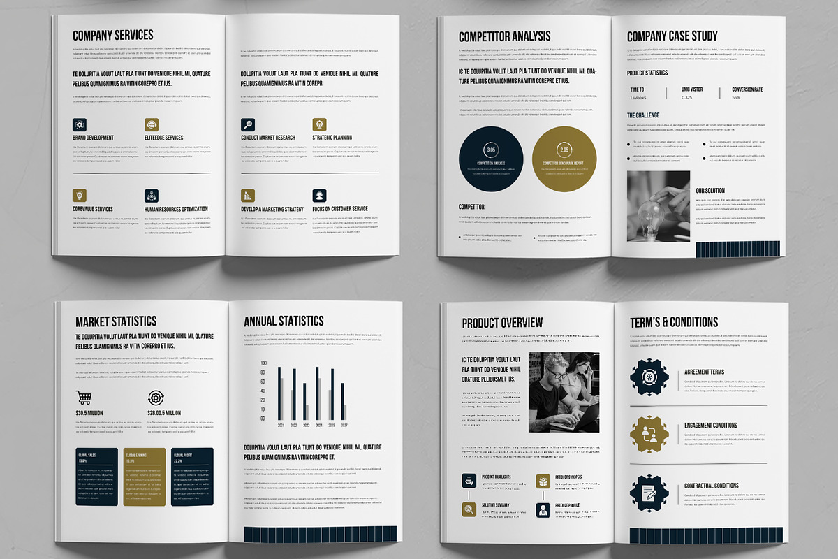 Creative Brochure Template, a Brochure Template by MightyDesign (Photo 2 of 6)