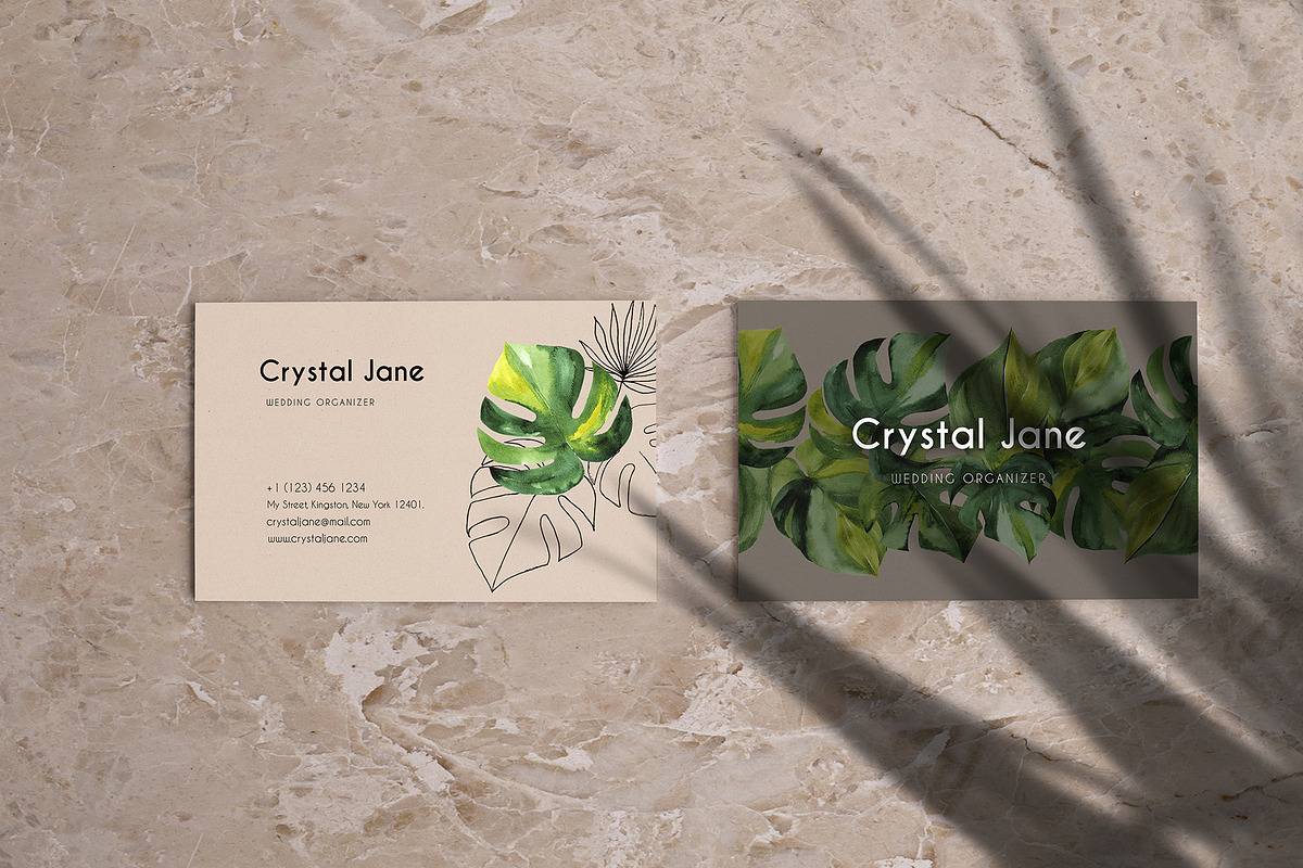 Tropical Foliage Watercolor set, a Decorative Illustration by Liliia Polos Illustration (Photo 4 of 14)