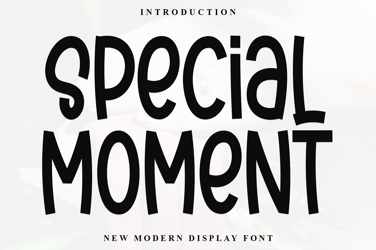Special Moment, a Sans Serif Font by FreshTypeINK (Photo 1 of 8)