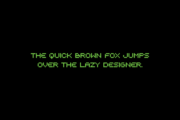 Pixes Font preview 8