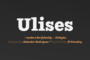 Ulises, a Font by W Type Foundry (Thumbnail 1 of 13)