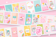 Playful Rainbow Instagram Templates, a Social Media Template by Design Pixie (Thumbnail 4 of 5)