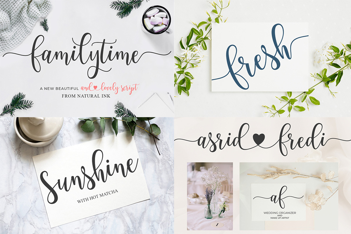 Handmade Font Bundle, a Handwritten Font by Natural Ink Studio (Photo 8 of 25)