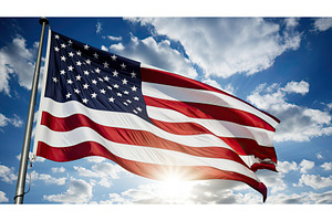 america star with stripes ai, a Background Photo by pikepicture