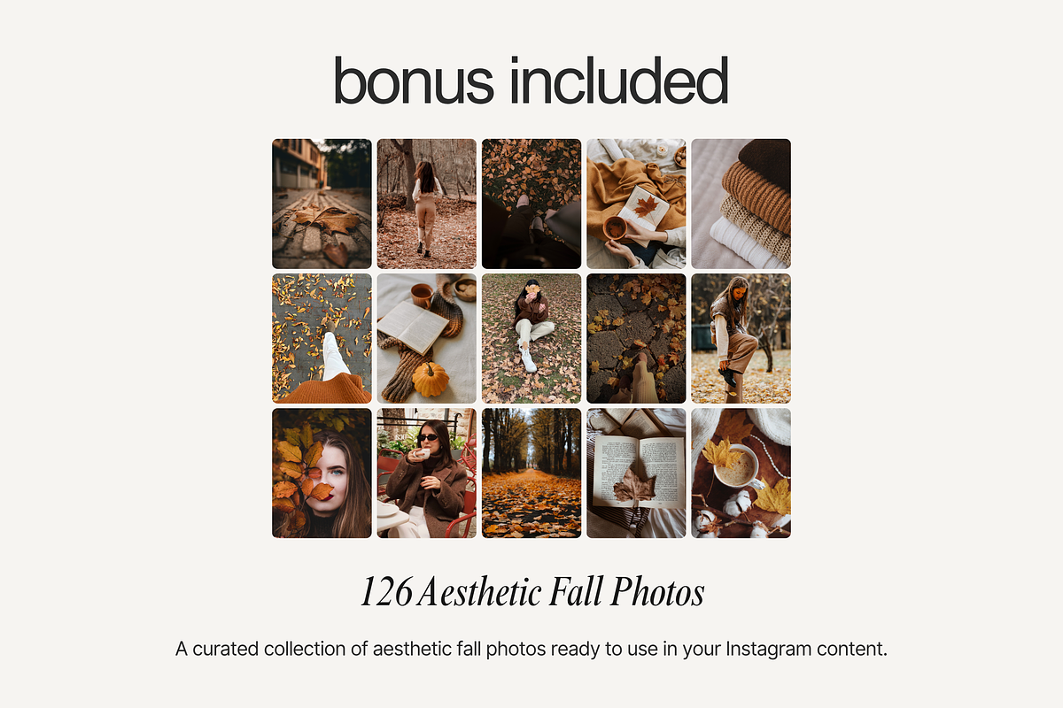Viral iOS Fall Instagram Templates, a Social Media Template by DigiPax (Photo 8 of 11)
