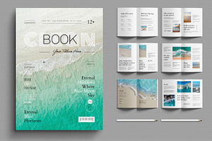 Magazine Template, a Magazine Template by MightyDesign