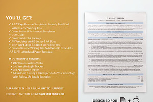 Professional Resume Template Simple