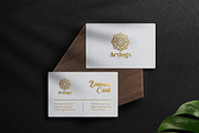 White Paper Business Card Mockup, an Advertising Mockup by Artlogs (Thumbnail 2 of 3)