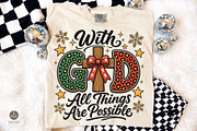 With God All Things Are Possible PNG, a Seasonal Illustration by Libby Wishes (Thumbnail 2 of 4)