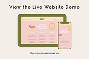ShowIt Website Template for Cafe, a Websites & App Template by Scribble Society (Thumbnail 3 of 8)