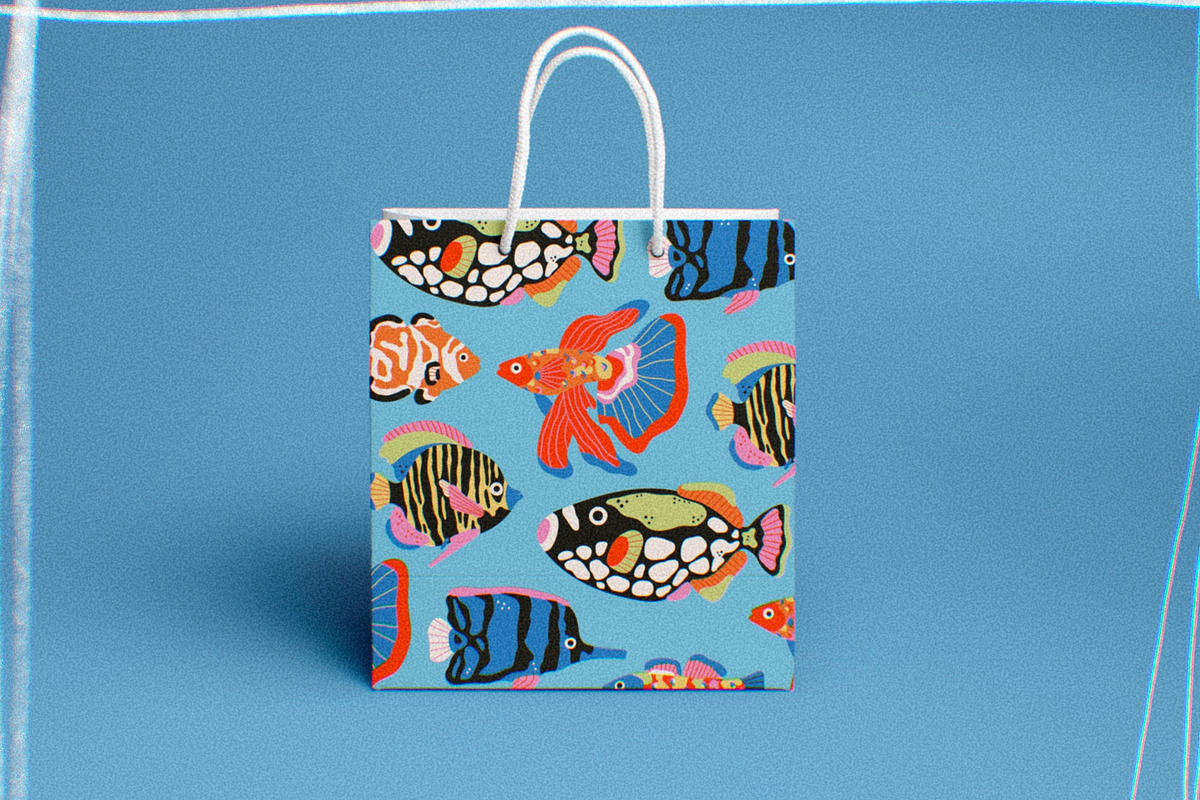 Vibrant fish, an Animal Illustration by Twisted Tail (Photo 3 of 3)