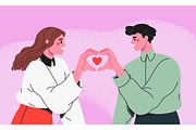 Love couple, romantic relationships, a Person Illustration by Good Studio (Thumbnail 1 of 2)