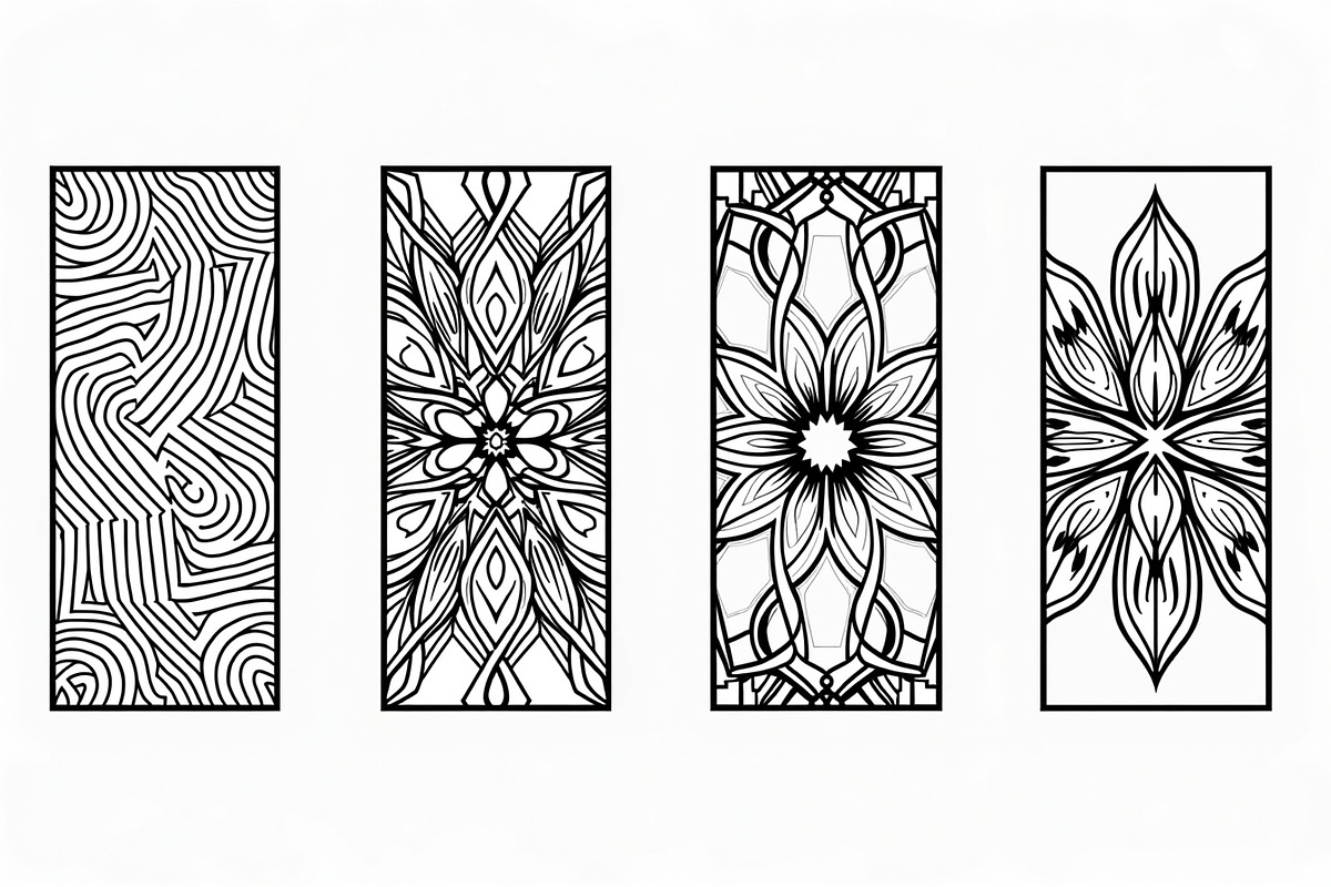 Modern Geometric Wall Panel Bundle, an Illustration by Designs_River (Photo 4 of 7)