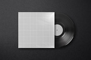 Vinyl Record Mockup, a Product Mockup by Design Squad (Thumbnail 4 of 4)
