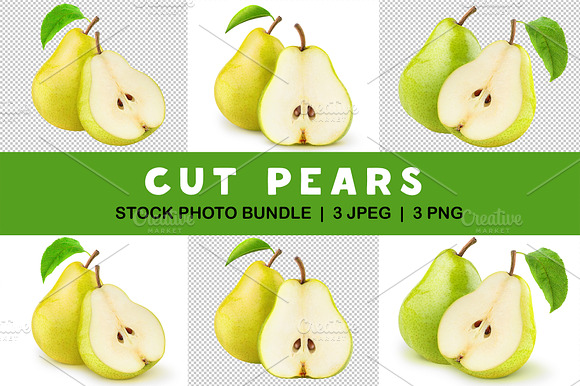 Yellow green pears preview 6