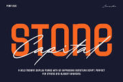 Stone Capital | Font Duo, a Script Font by Lemonthe (Thumbnail 1 of 8)