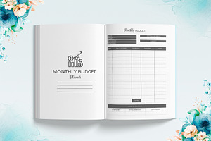 Editable Monthly Budget Planner V-2