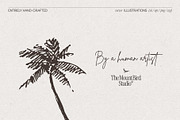 Tropical Palm Tree Silhouettes, an Object Illustration by TheMountBirdStudio (Thumbnail 3 of 6)