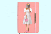 Fashionable women clipart, an Illustration by MajorArtTm (Thumbnail 5 of 5)