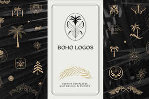 Vector Boho Logo Templates