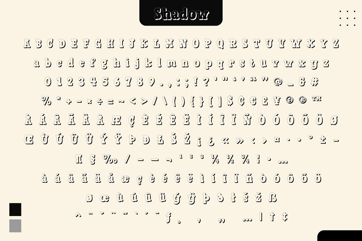 Fox Gabriel : 5 Font Styles, a Symbol Font by Fox7 By Rattana (Photo 13 of 14)