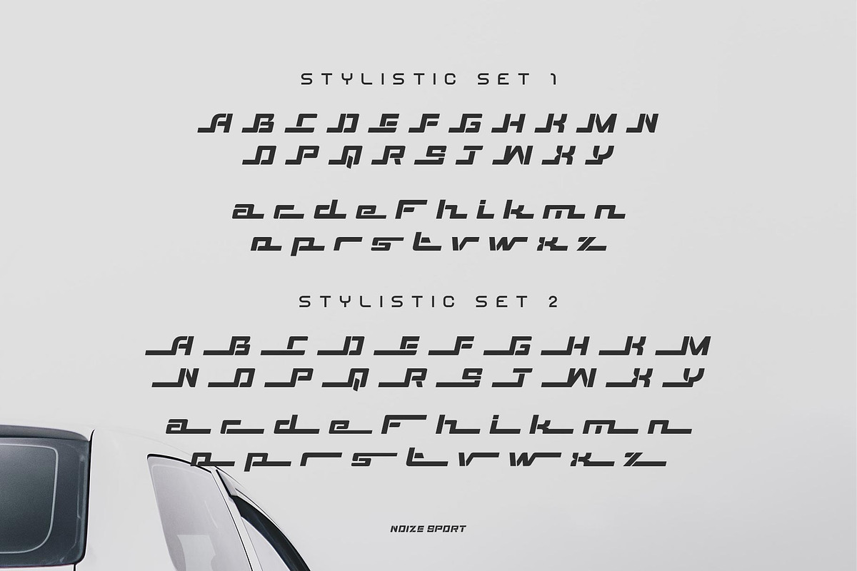 Noize Sport Typeface, a Sans Serif Font by alit design (Photo 9 of 16)