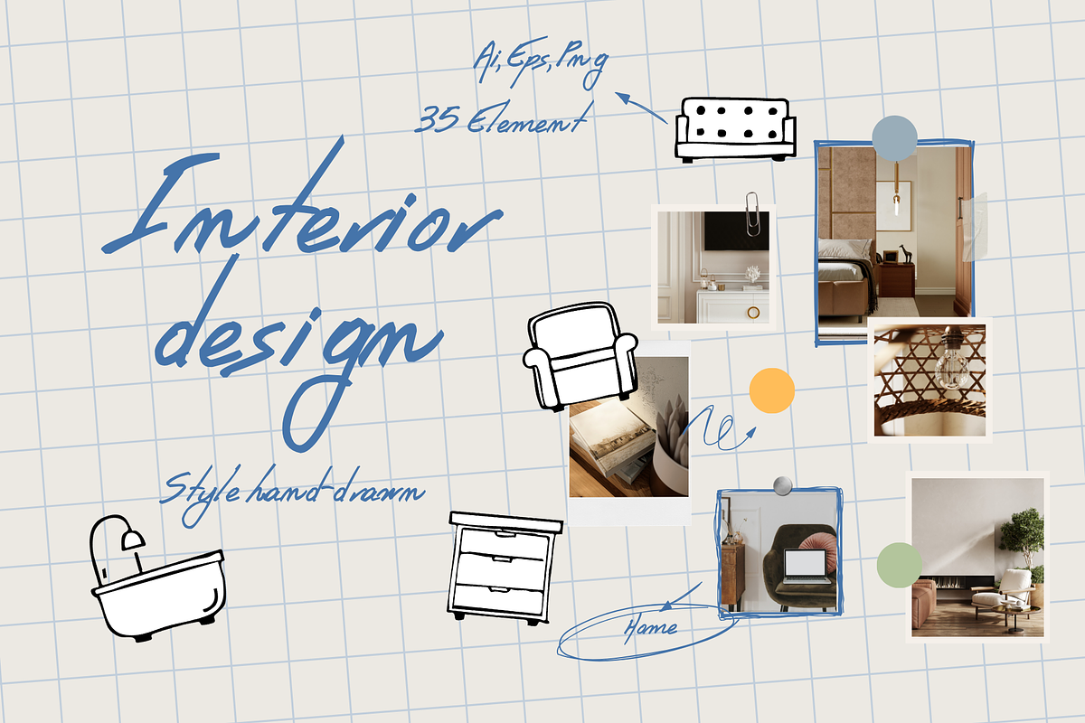 Interior design illustrations, a Decorative Illustration by paperinsun (Photo 2 of 5)
