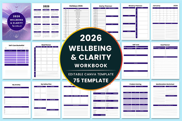 2026 Wellbeing & Clarity Workbook preview 6