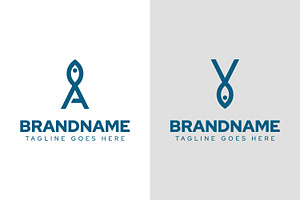 Letter A and Y Fish Logo Set, a Branding & Logo Template by Pray Art Design Studio