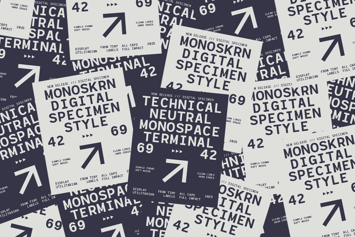 RCL Monoskrn – A Modern Monospaced, a Sans Serif Font by roomspace creative lab (Photo 3 of 15)