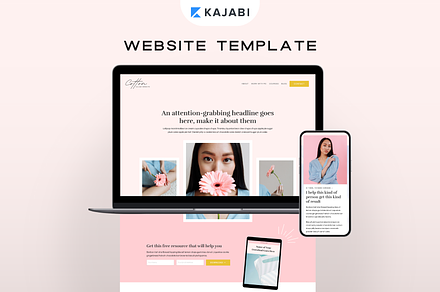 Kajabi Website Theme, a Landing Page Template by Pixel & Flow