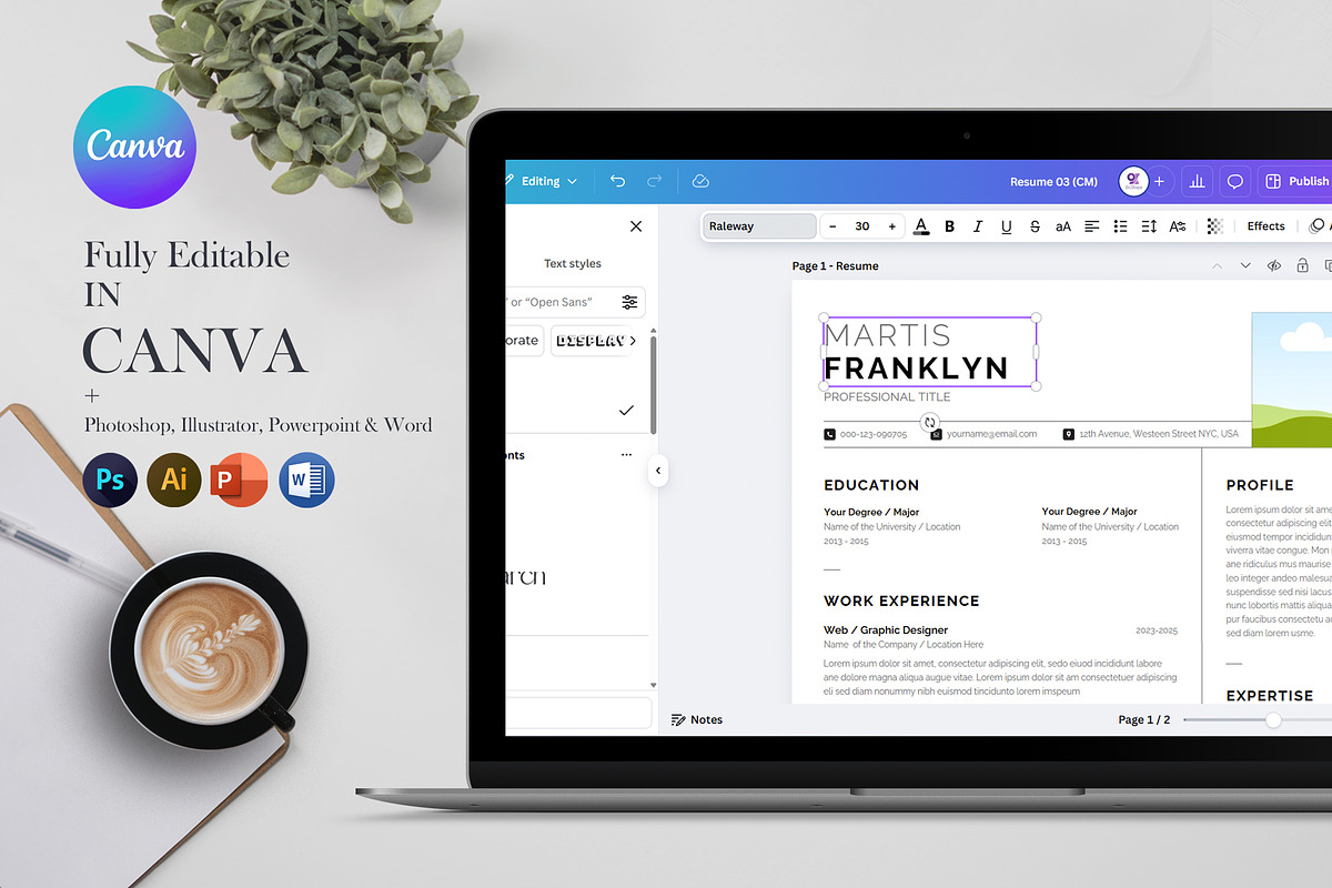 Resume/CV, a Resume Template by OrcShape (Photo 6 of 6)