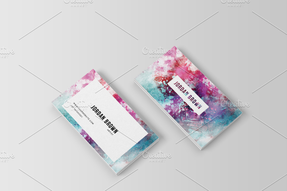 Amelie | Business Card Template, a Business Card Template by Gabellare (Photo 2 of 4)