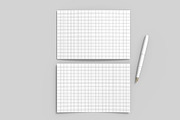 Two Postcard Mockup Set with Pen, a Product Mockup by graphypix (Thumbnail 4 of 4)