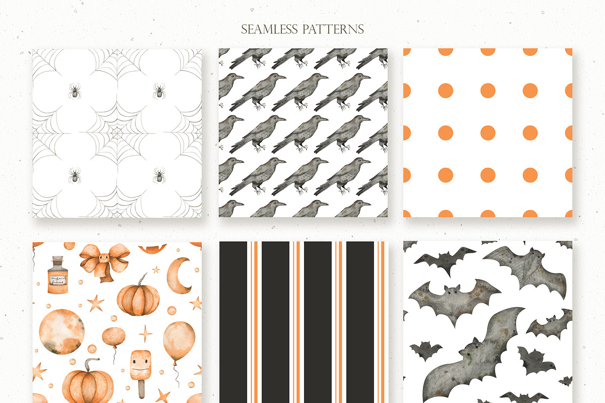 Watercolor Halloween set, an Object Graphic by OrangePeafowlArt (Photo 14 of 21)