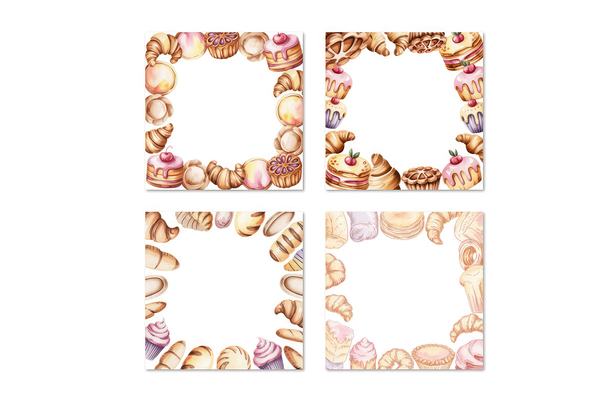 Bread and bakery products, a Background Graphic by SketchArtStudio (Photo 2 of 3)