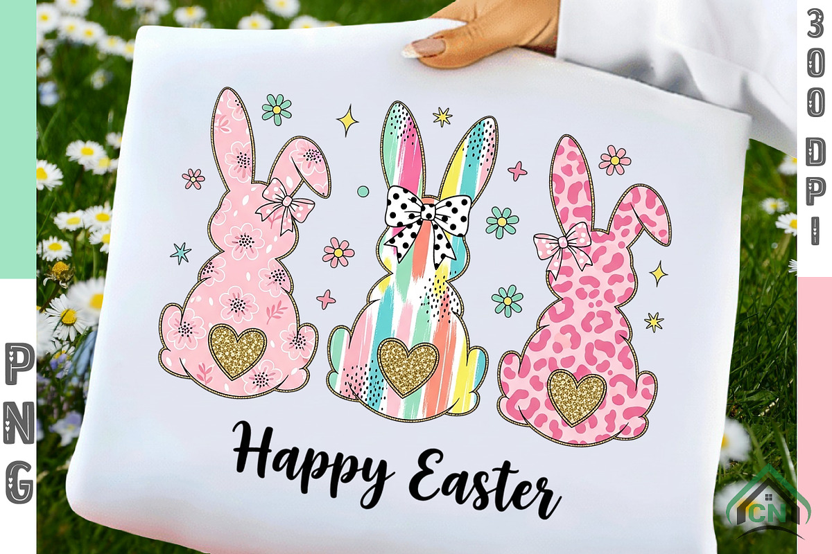 Happy Easter Png, Coquette Easter, an Illustration by Craft Nest (Photo 1 of 6)