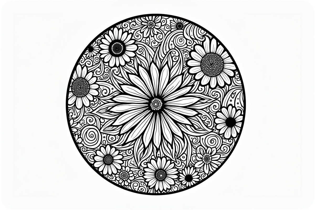 Floral Mandala Vector Bundle Set, an Illustration by Designs_River (Photo 3 of 9)