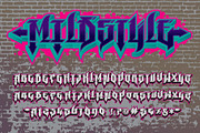 Graffiti Fonts | MildStyle, a Font by Graffiti Fonts® (Thumbnail 1 of 4)