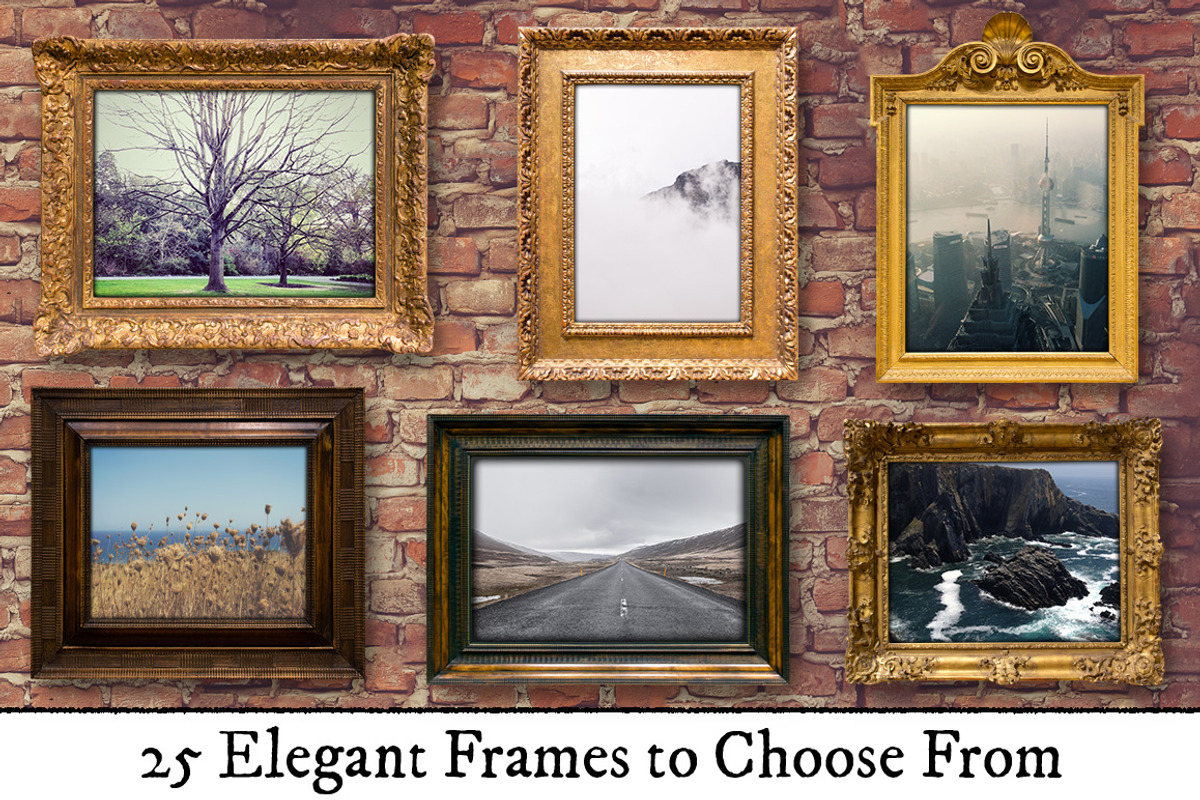Insta-Frame - Frame Mockup Kit, a Print Template by Matt Borchert (Photo 2 of 5)