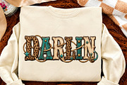 Darlin Leopard Western Cowgirl PNG, a Seasonal Illustration by Canvas Craft (Thumbnail 4 of 6)