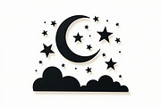 Crescent Moons and Star Silhouette, an Illustration by Amazin_art (Thumbnail 18 of 31)